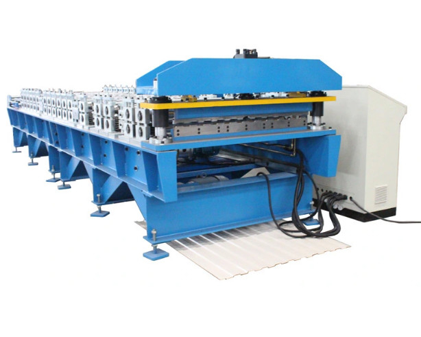 แอฟริกา ดีไซน์ที่นิยม โครงการกระบวน Trapezoidal Steel โลหะเหล็ก หลังคาแผ่น Roll การสร้างเครื่อง