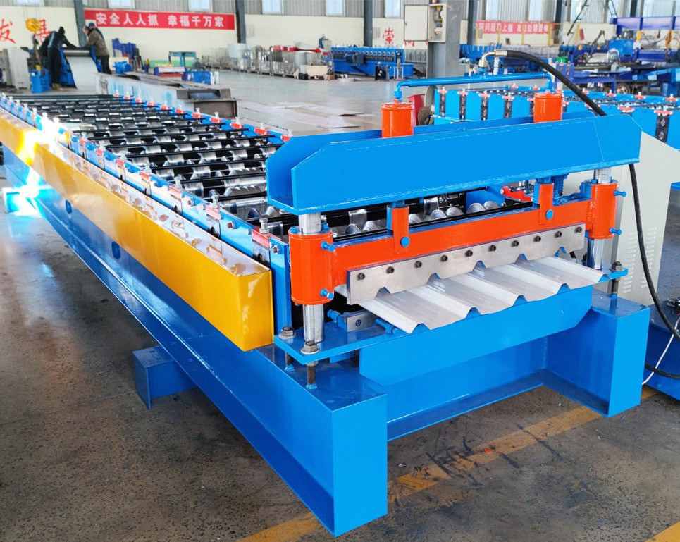 เครื่องขึ้นรูปม้วนกระเบื้องหลังคา Ibr ชนิดซี่โครง 3 เฟส