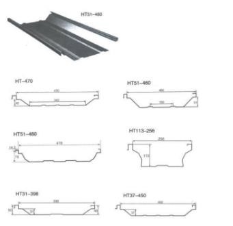 แผงเหล็ก 415V Standing Seam Roll เครื่องเดิม Two Ribs และ Three Ribs