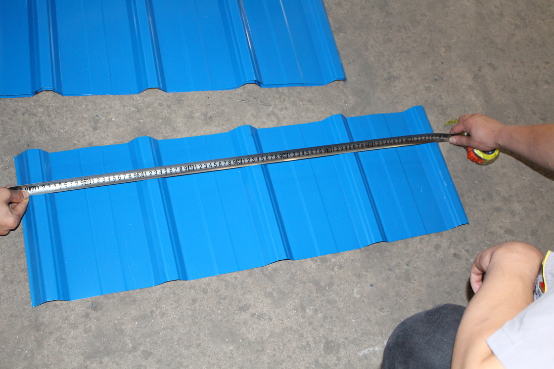 840/850 0.6mm Double Layer Roll Forming Machine สำหรับแผ่นหลังคา