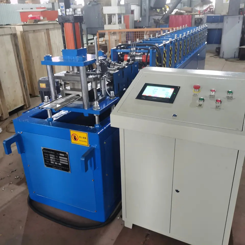 4kw 85mm Feeding Shutter Door Roll Forming Machine เครื่องม้วนประตูม้วน