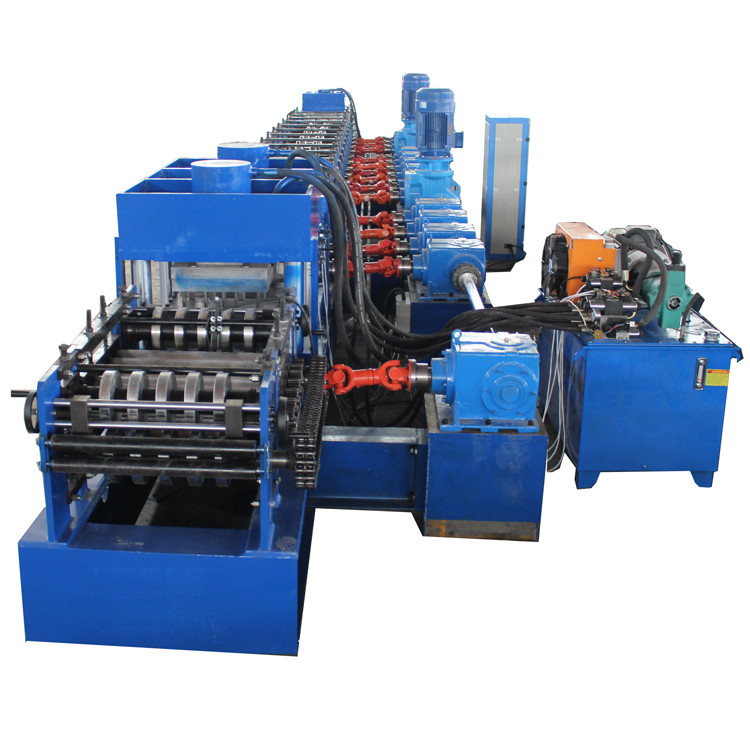 Gcr15 โรลเลอร์ทางหลวง Guardrail Roll Forming Machine 350Mpa ความแข็งแรง 380V 50Hz แรงไฟฟ้า