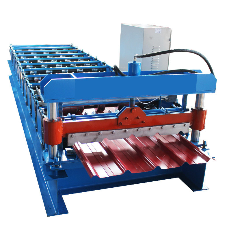 2T ความจุ Chain Drive Roof Tile Roll Forming Machine กับความจุ 1250 มม และพลังงาน 380 วอล