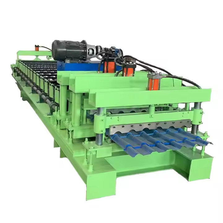 เครื่องปั้นม้วนหลังคาแบบกระบอก IBR ความแม่นยําสูง