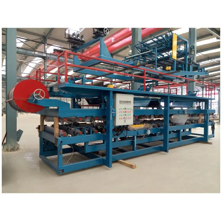 สายการผลิตแผ่นเซนวิชผนังหินหญ้ากันไฟ กล่องกันเสียงความเร็วสูง EPS Rockwool Sandwich