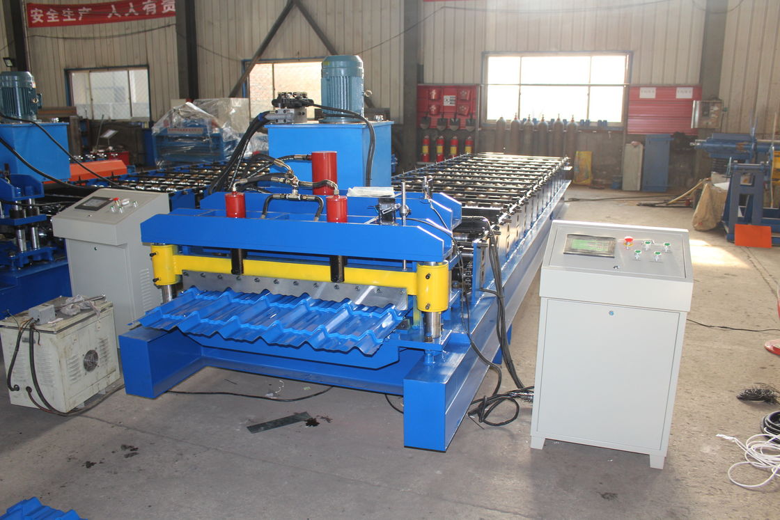 380v 50hz 2025 ออกแบบใหม่ ปรับแต่ง Galvalume Roof Panel Roll Forming Machine Plc
