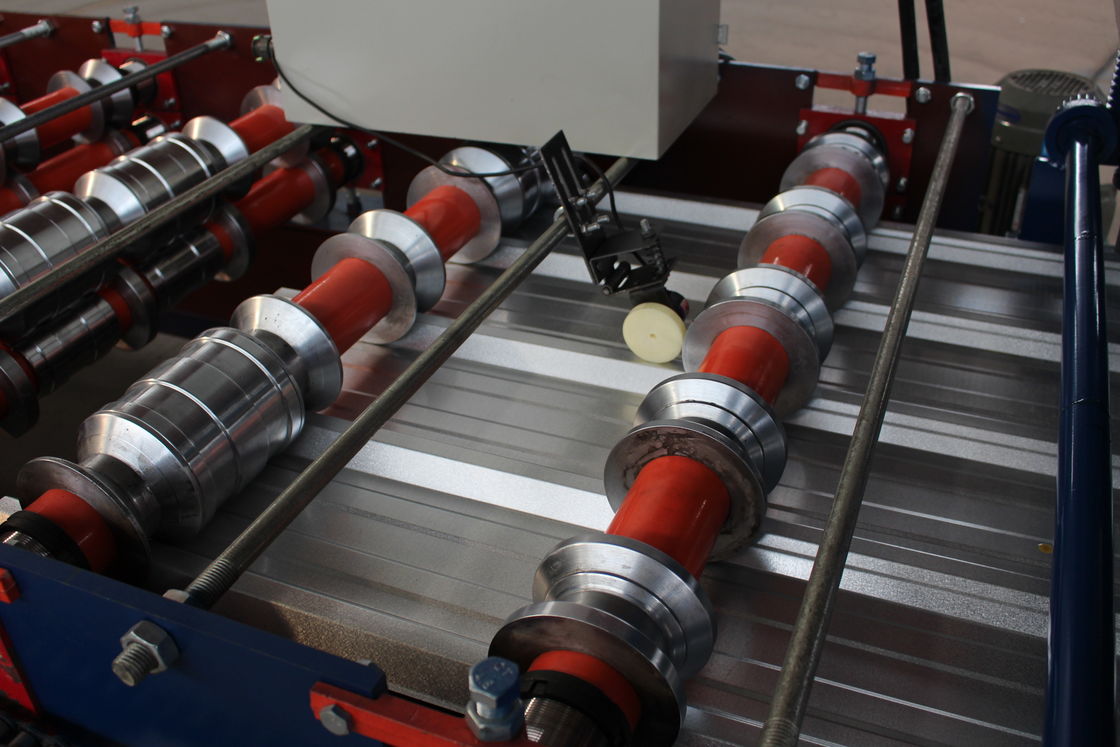 380v 50hz Ribtype Roof Roll Forming Machine 36 ครอบคลุม 3/4 ริบสูง การทํางานง่าย