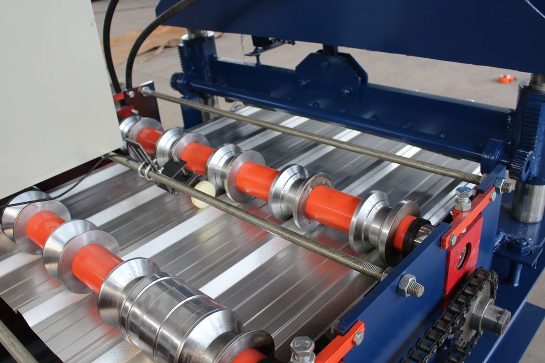 380v 50hz Ribtype Roof Roll Forming Machine 36 ครอบคลุม 3/4 ริบสูง การทํางานง่าย