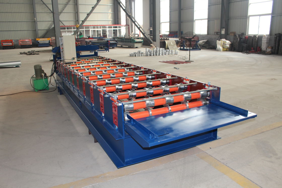 380v 50hz Ribtype Roof Roll Forming Machine 36 ครอบคลุม 3/4 ริบสูง การทํางานง่าย