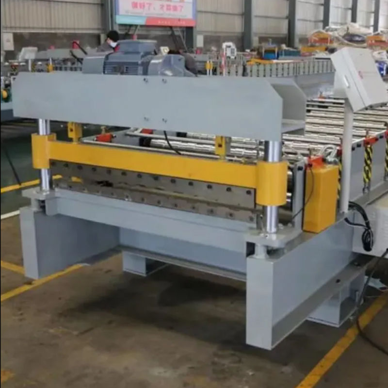 PLC การควบคุมโลหะกระดาษหลังคาเย็นทําเครื่องยนต์