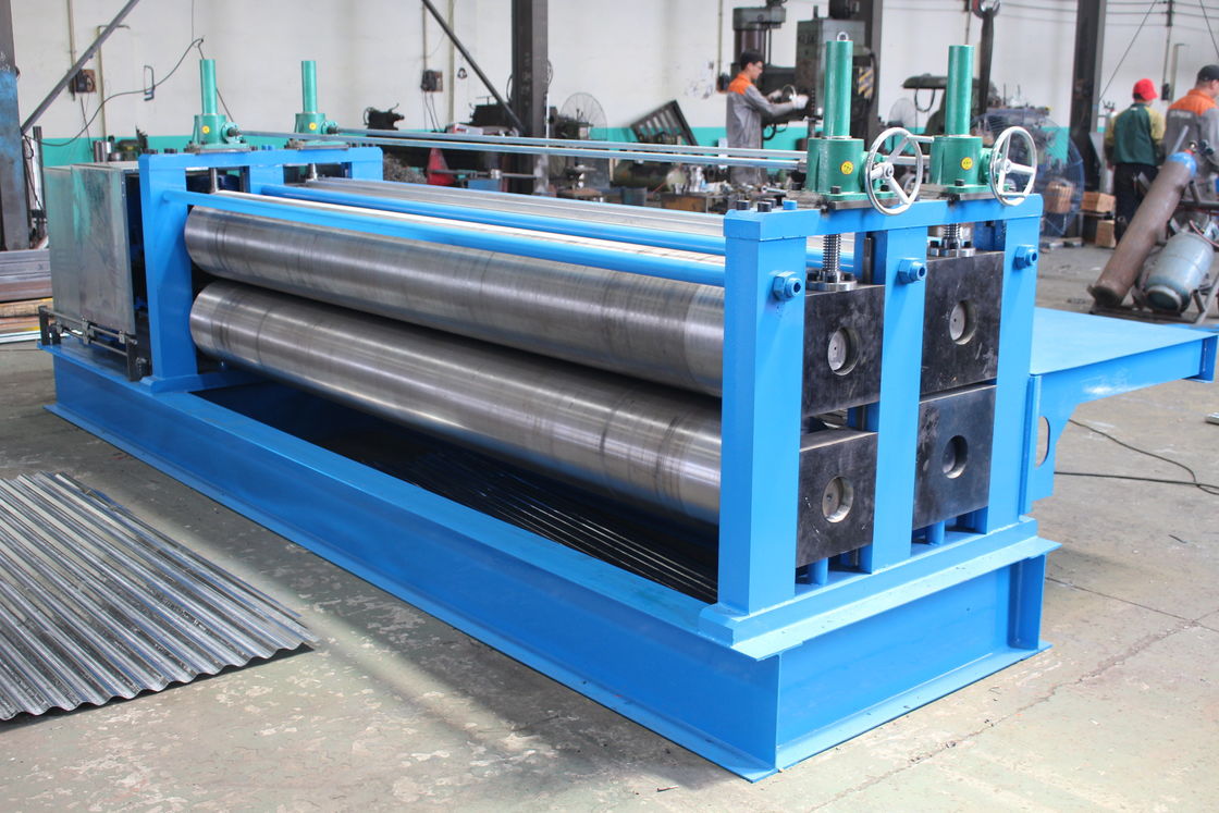 เครื่องขึ้นรูปม้วนแผ่นลูกฟูกบางสังกะสี 0.12-0.4 มม. Barrel