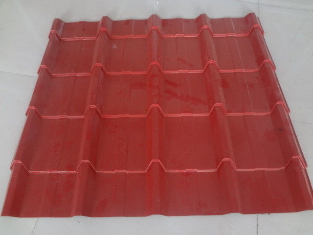 เครื่องขึ้นรูปม้วนกระเบื้องหลังคาแถว 13 รายการสำหรับกระเบื้องปกติ Tipo Teja Americana