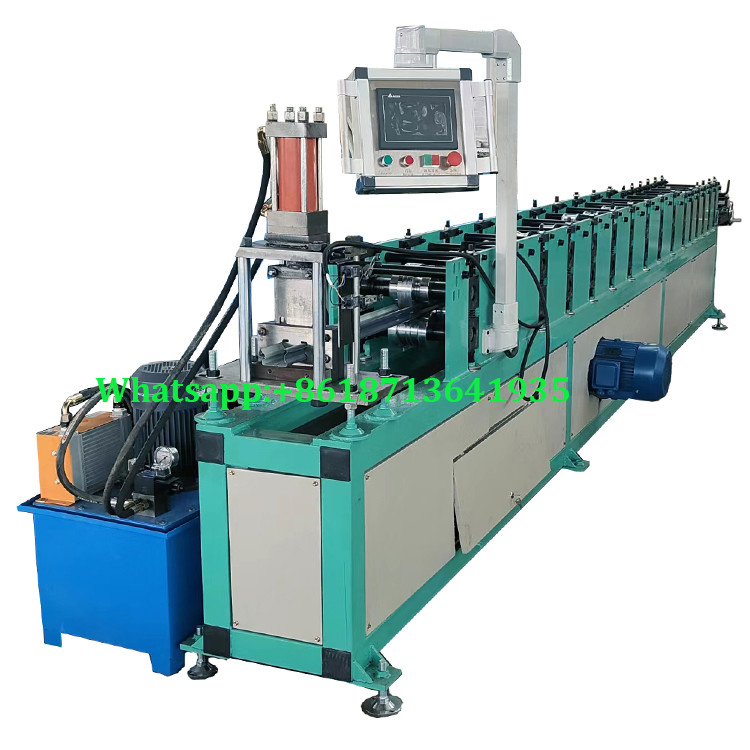 Guide Rail Roller Shutter ประตูเครื่องขึ้นรูปม้วน 0.8-1.0 Mm Automatic