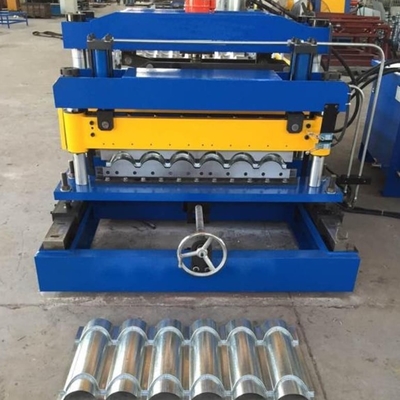 เครื่องขึ้นรูปม้วนกระเบื้องหลังคาเคลือบ Plc 0.25 มม. 3 Phases