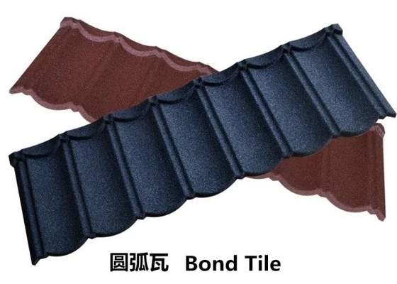 กระเบื้องหลังคาเหล็กเคลือบสีหินหนา 0.7 มม.