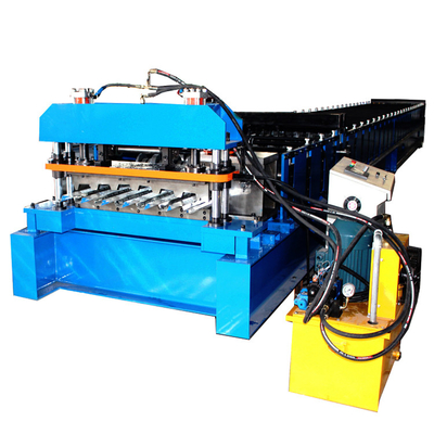 เครื่องขึ้นรูปม้วนพื้นแผ่นโลหะเหล็กเย็น 20m / นาที 380v50hz