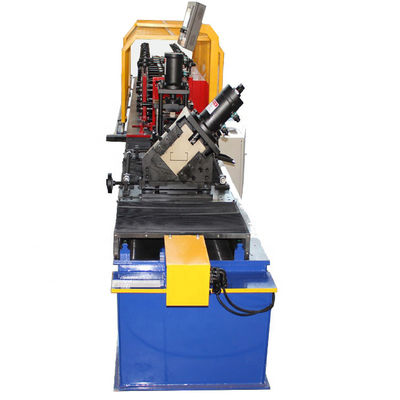 เครื่องขึ้นรูปม้วนราง CU Channel แบบกำหนดเองพร้อมระบบควบคุม PLC