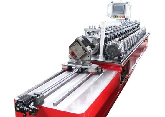 11-12 โรลเลอร์สตูดและ Track Roll Forming Machine Chain Transmission สําหรับการผลิต