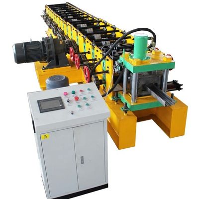 อัตโนมัติครบครัน C Purlin Steel Frame และ C U Lip Cold Channel Roll Forming Machine