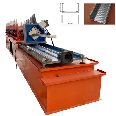 ผนังแห้ง Stud Track Roll อดีตเหล็ก 50 มม 75 มม 100 มม CD UD CW UW โปรไฟล์ผนังแห้ง Cold Roll Forming Machine With Customized