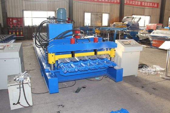 380v 50hz 2025 ออกแบบใหม่ ปรับแต่ง Galvalume Roof Panel Roll Forming Machine Plc