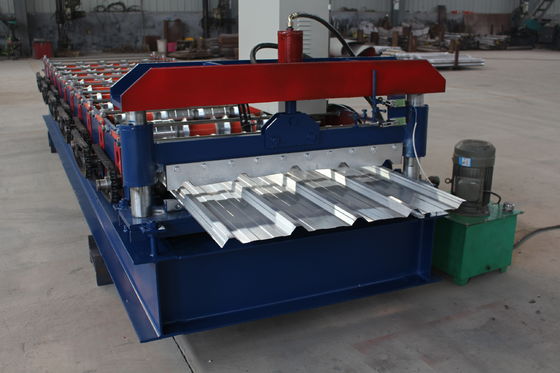 380v 50hz Ribtype Roof Roll Forming Machine 36 ครอบคลุม 3/4 ริบสูง การทํางานง่าย