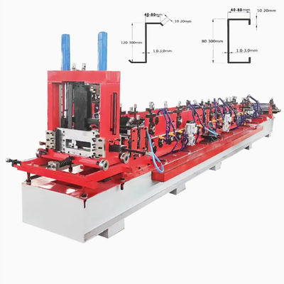 2026 CZ Purlin Roll Forming Machine ความหนา 1 มิลลิเมตร-3 มิลลิเมตร ประสิทธิภาพสูง