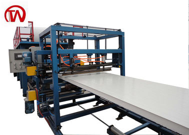 EPS Rockwool Sandwich Panel เครื่องขึ้นรูปม้วน PLC ควบคุมความหนา 50-150 มม.