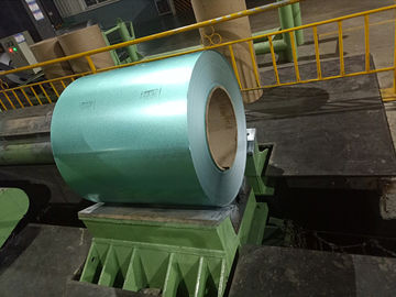 Green Galvalume / Galvanized Steel Coil สำหรับกระเบื้องหลังคาเมทัลเคลือบเงา