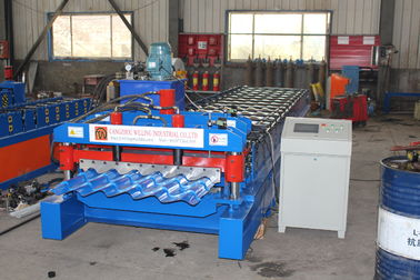 เครื่องขึ้นรูปม้วนกระเบื้องหลังคา Met / เคลือบสหรัฐอเมริกาความเร็วสูง 3 - 5 M / นาที