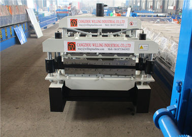 ตกแต่งโลหะ 380v 50hz ลูกกลิ้งชัตเตอร์ประตูเครื่องขึ้นรูป Gear Wheel Driving