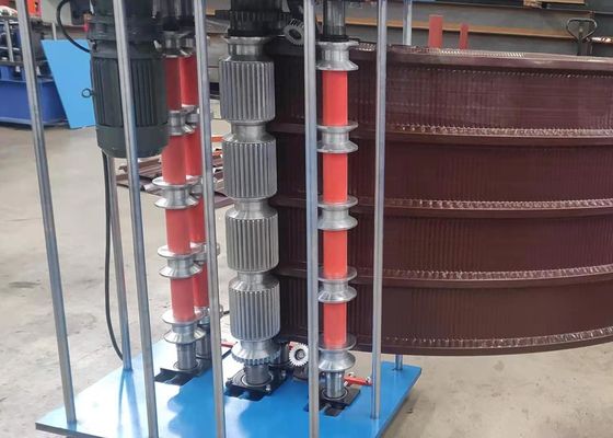 3KW Manual Crimping Bending เครื่องขึ้นรูปลอนหลังคา 0.9 มม