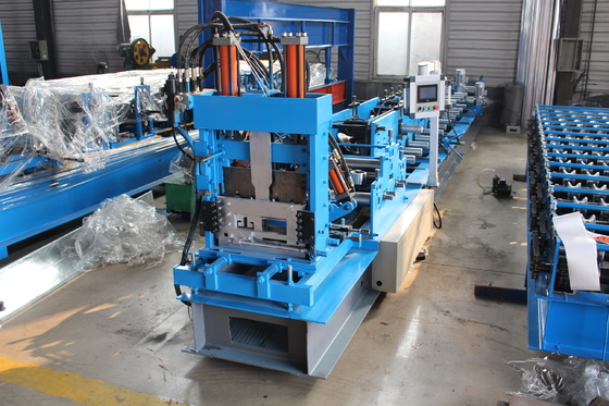 เครื่องขึ้นรูปม้วน Galvalume Cz Purlin ขนาด 3.5 มม. เปลี่ยนขนาดอัตโนมัติเต็มรูปแบบ
