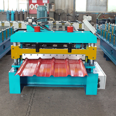 การปรับแต่งเครื่องขึ้นรูปม้วนแผงหลังคา Galvalume Plc