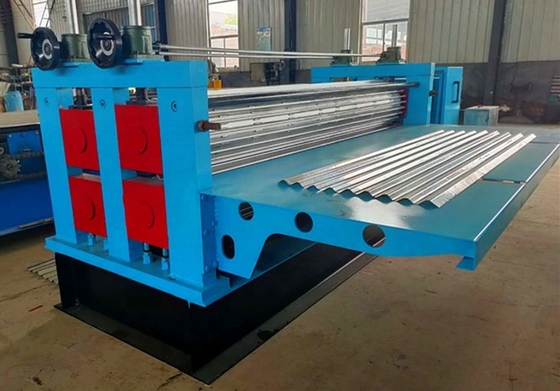 แผ่นเหล็ก 0.14-0.3 มม. เครื่องขึ้นรูปลอนหลังคา Barrel Corrugator