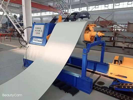 PPGI Heavy Duty Decoiler เครื่องตัดเหล็กม้วน