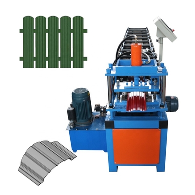 หน้าจอสัมผัส 105 Dura Metal Palisade เครื่องขึ้นรูปม้วนรั้วอัตโนมัติ