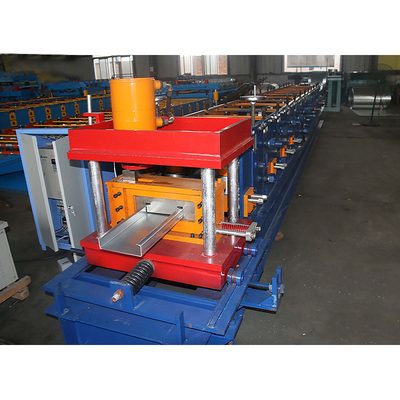 C Shape Garages Purlin Rolling Machine อัตโนมัติพร้อมระบบ Plc