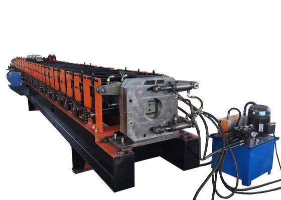 เครื่องตัดไฮดรอลิก Gl Down Pipe Roll Forming Machine Plc Control
